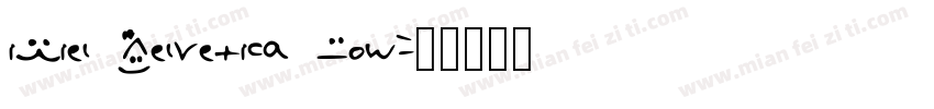 iCiel Helvetica Now字体转换